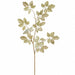 50" Metallic Lace Schefflera Leaf Artificial Stem -Green (Pack of 6) - XFS411-GR