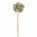 26.5" Metallic Artificial Lace Hydrangea Flower Stem -Green (Pack of 12) - XFS413-GR