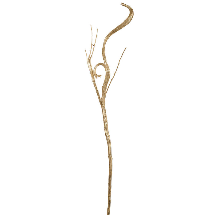 43" Metallic Artificial Staghorn Fern Leaf Stem -Gold (Pack of 12) - XFS442-GO