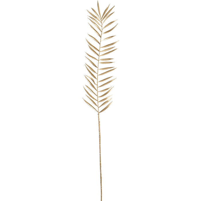 39.5" Metallic Artificial Palm Leaf Stem -Gold (Pack of 12) - XFS452-GO