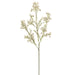 26.8" Snowed Artificial Waxflower Flower Stem -White (pack of 12) - XFS461-WH