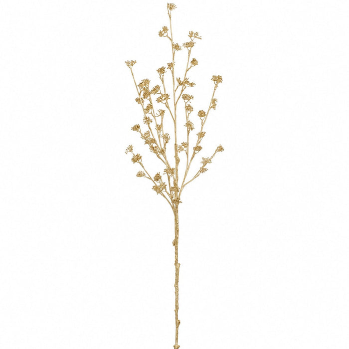 39" Metallic Artificial Berry Stem -Gold (Pack of 12) - XFS475-GO