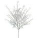 18" Metallic Artificial Grass Plant -Silver (Pack of 12) - XFS483-SI