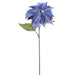 28" Velvet Artificial Poinsettia Flower Stem -Blue (pack of 12) - XFS584-BL