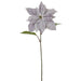 28" Velvet Artificial Poinsettia Flower Stem -Lavender (pack of 12) - XFS584-LV