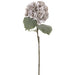 31" Velvet Artificial Hydrangea Flower Stem -Green/Gray (pack of 12) - XFS585-GR/GY