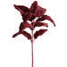 17" Fur Artificial Lamb's Ear Leaf Stem -Burgundy (Pack of 12) - XFS592-BU