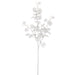 38" Pearlized Silk Eucalyptus Leaf Stem -White (Pack of 12) - XFS645-WH