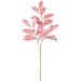 38" Pearlized Silk Magnolia Leaf Stem -Pink (Pack of 12) - XFS646-PK