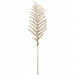 45" Metallic Palm Leaf Artificial Stem -Champagne (Pack of 12) - XFS672-CN