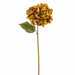 22" Outdoor UV-Resistant Artificial Shimmer Hydrangea Flower Stem -Gold (Pack of 12) - XFS708-GO