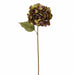 22" Outdoor UV-Resistant Artificial Shimmer Hydrangea Flower Stem -Purple/Green (Pack of 12) - XFS708-PU/GR