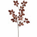 50" Velvet Schefflera Leaf Artificial Stem -Brown (Pack of 6) - XFS724-BR