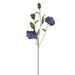 33" Glittered Silk Helleborus Flower Stem -Blue (pack of 12) - XFS725-BL