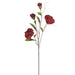 33" Glittered Silk Helleborus Flower Stem -Burgundy (pack of 12) - XFS725-BU