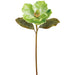 22.5" Glittered Artificial Magnolia Flower Stem -Green (Pack of 12) - XFS731-GR
