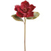 22.5" Glittered Artificial Magnolia Flower Stem -Red (Pack of 12) - XFS731-RE