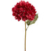 23" Glittered Artificial Hydrangea Flower Stem -Red (Pack of 12) - XFS736-RE