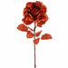 26" Metallic Artificial Rose Flower Stem -Red (Pack of 24) - XFS737-RE