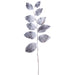 31" Flocked Artificial Wintergreen Leaf Stem -Chocolate (Pack of 12) - XFS755-CX/SN