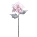 27" Flocked Artificial Poinsettia Flower Stem -Pink (Pack of 12) - XFS765-PK