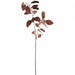 31" Velvet Eucalyptus Leaf Artificial Stem -Brown (Pack of 12) - XFS772-BR