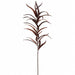 39" Velvet Eucalyptus Leaf Artificial Stem -Brown (Pack of 12) - XFS773-BR