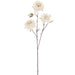 31" Diamond Velvet Artificial Rose Flower Stem -Cream (Pack of 12) - XFS795-CR