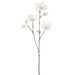31" Diamond Velvet Artificial Helleborus Flower Stem -Cream (Pack of 12) - XFS796-CR