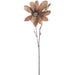 25" Diamond Velvet Artificial Magnolia Flower Stem -Brown/Green (Pack of 12) - XFS798-BR/GR