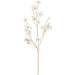 40" Velvet Artificial Dogwood Blossom Flower Stem -Cream (Pack of 12) - XFS887-CR