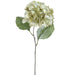 24" Antique Metallic Artificial Hydrangea Flower Stem -Green (Pack of 12) - XFS918-GR