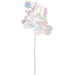 26" Metallic Artificial Vanda Orchid Flower Stem -Pearl (Pack of 6) - XFS927-PEA