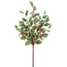 29" Artificial Holly Leaf & Berry Stem Bundle -Variegated/Red (Pack of 6) - XHB210-VG/RE