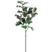 32" Artificial Holly Leaf & Berry Stem -Green/Red (Pack of 12) - XHS517-GR/RE