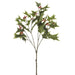 31" Artificial Holly Leaf & Berry Stem -Variegated/Red (pack of 12) - XHS530-VG/RE