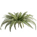 35" Glittered Artificial Holiday Fern Leaf Plant -Green (Pack of 6) - XIB001-GR/GL
