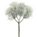 10.2" Frosted Artificial Moss Plant -White (pack of 48) - XIB221-WH/FS