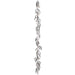 5'10" Flocked Seeded Eucalyptus Leaf Artificial Garland -Green/White (Pack of 12) - XIG130-GR/WH