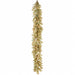 6' Metallic Oak Leaf Artificial Garland -Green (Pack of 12) - XIG599-GR