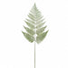 38" Glittered Fern Artificial Stem -Green (Pack of 12) - XIS018-GR