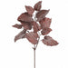 29" Glittered Hydrangea Leaf Artificial Stem -Brick (Pack of 12) - XIS021-BC