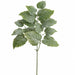 29" Glittered Hydrangea Leaf Artificial Stem -Green (Pack of 12) - XIS021-GR