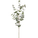 34" Flocked Artificial Eucalyptus Leaf Stem -Green/Gray (Pack of 12) - XIS197-GR/GY