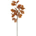 33" Iced Artificial Oak Leaf Stem -Brown (Pack of 12) - XIS573-BR