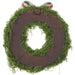 8" Artificial Moss Wreath -Green - XIW090-GR