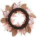 28" Iced Artificial Maple & Magnolia Leaf Wreath -2 Tone Brown (Pack of 2) - XIW500-BR/TT