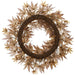 28" Iced Artificial Maple Leaf Wreath -Brown (Pack of 2) - XIW574-BR