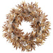 28" Iced Artificial Maple Leaf Wreath -Brown (Pack of 2) - XIW574-BR