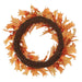 24" Metallic Artificial Oak Leaf Wreath -Copper (Pack of 6) - XIW604-CP